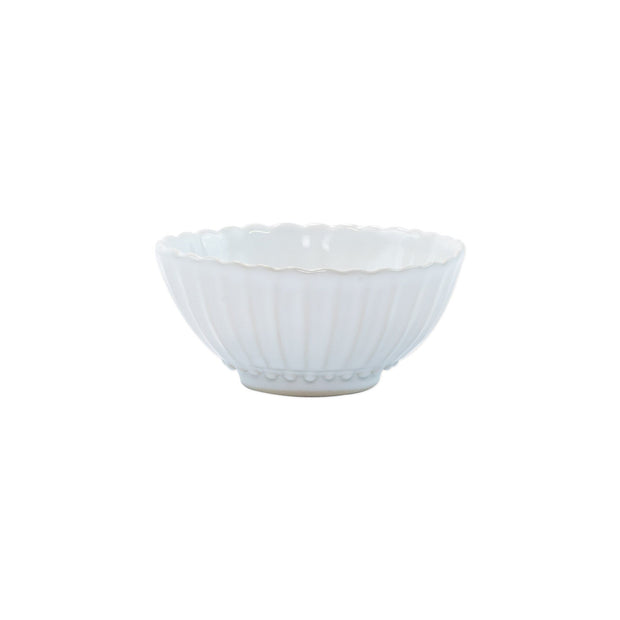 Vietri Incanto Stone White Stripe Small Bowl Dinnerware Vietri 