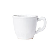 Vietri Incanto Stone White Lace Mug Dinnerware Vietri 