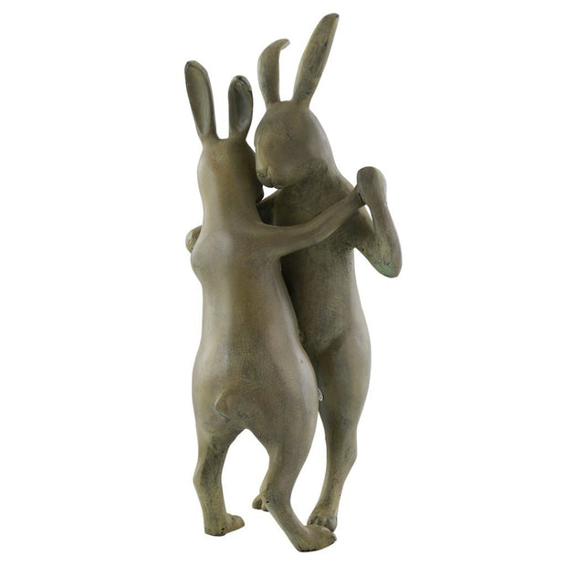 SPI Garden First Dance Rabbit Pair Sculpture Sculptures SPI 