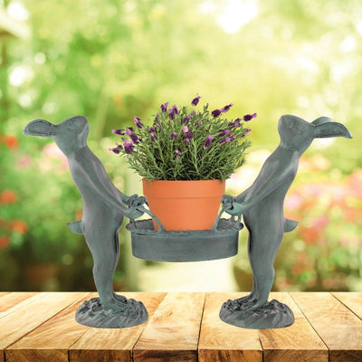 SPI Garden Bunny Gardeners Pot Holder Planters SPI 