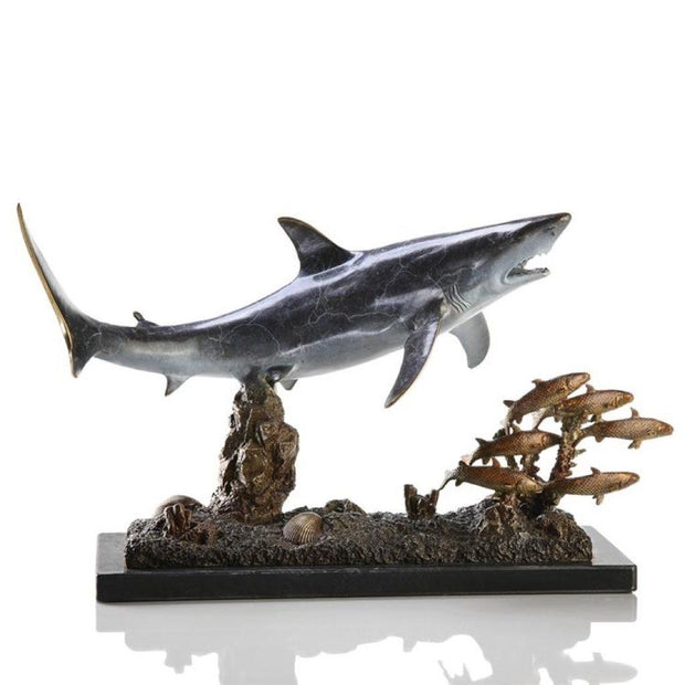SPI Gallery Shark With Prey Sculpture Sculptures SPI 
