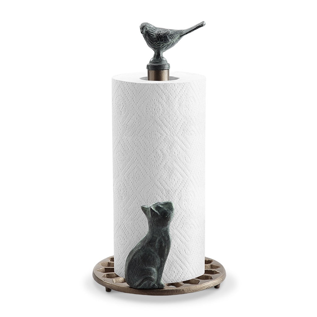 Cat towel holder top