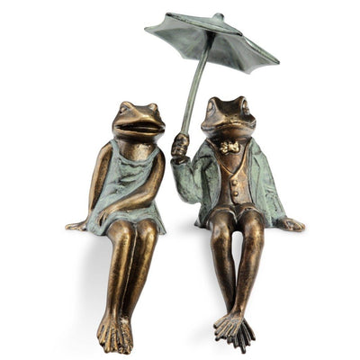 SPI Home Sophisticated Frog Couple Shelf Sitter Sculptures SPI 