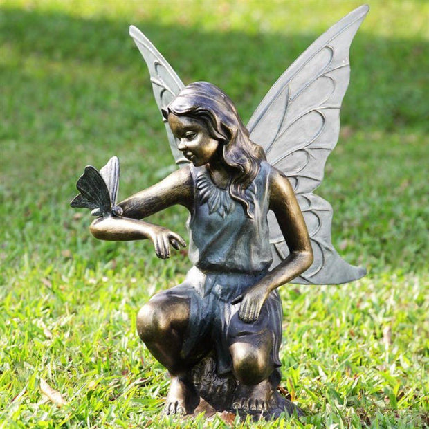 SPI Garden Grace Sculpture Fairy and Butterfly Sculptures SPI 