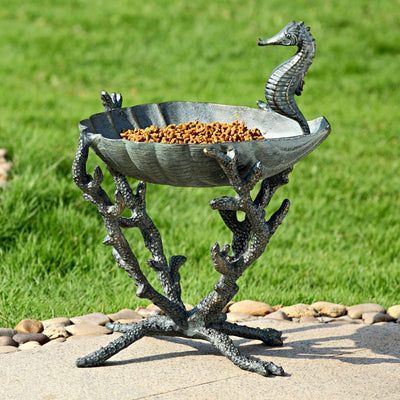 SPI Garden Seahorse Bird Bath/Bird Feeder Bird Feeders SPI 