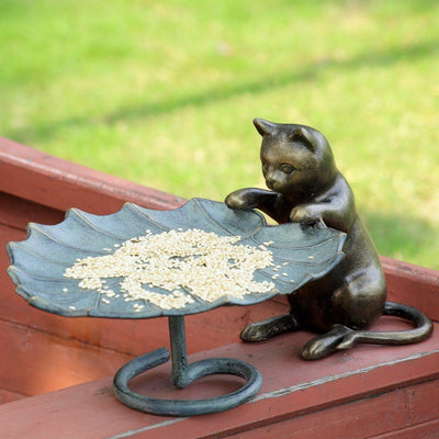 SPI Garden Kitten and Leaf Bird Feeder Bird Feeders SPI 