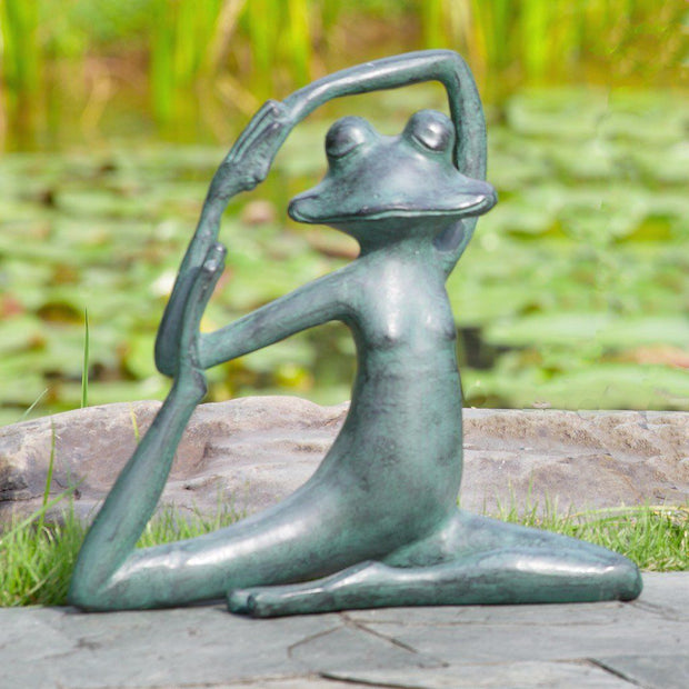 SPI Garden Relaxed Yoga Frog Sculpture Sculptures SPI 