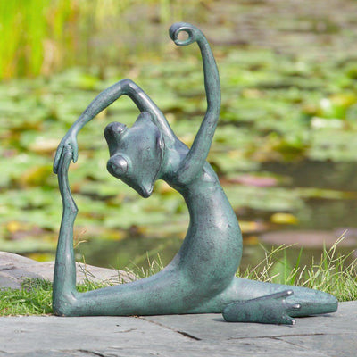 SPI Garden Limber Yoga Frog Sculpture Sculptures SPI 