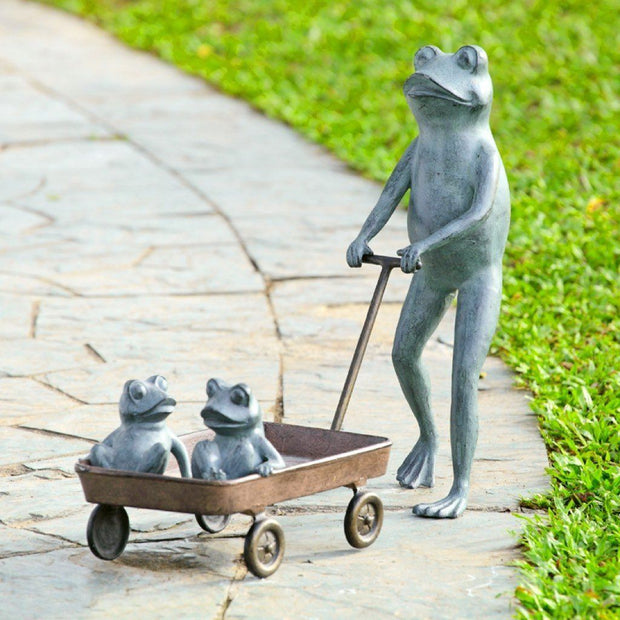 SPI Garden Frog Family with Planter Planters SPI 