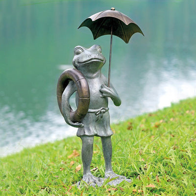 SPI Garden Pool Partner Frog Sculpture Sculptures SPI 