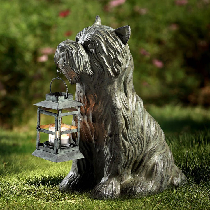 SPI Garden Patient Pooch Lantern Sculpture Sculptures SPI 