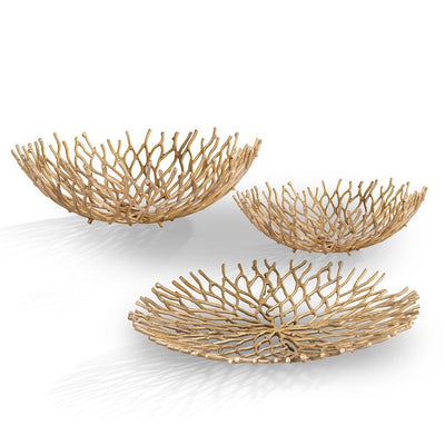 SPI Home Coral Tray and Bowls Set/3 Bowls SPI 