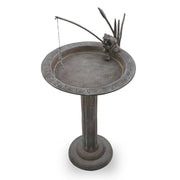 SPI Garden Fishing Frog Sundial Bird Bath Bird Feeders SPI 
