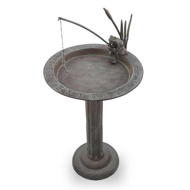 SPI Garden Fishing Frog Sundial Bird Bath Bird Feeders SPI 