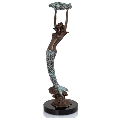 SPI Home Mermaid With Tray Sculptures SPI 