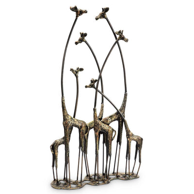 SPI Home Towering Giraffe Herd Sculpture Sculptures SPI 