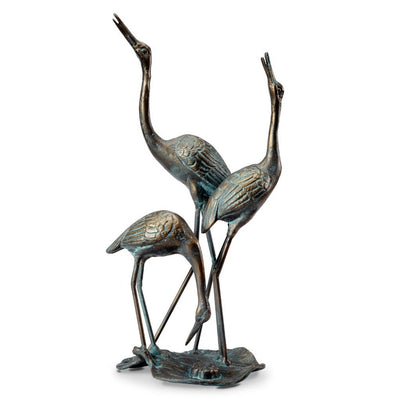 SPI Home Crane Family Sculpture Sculptures SPI 