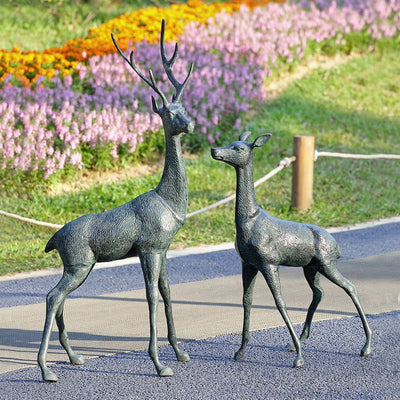 SPI Garden Woodland Watchers Pair Sculptures SPI 