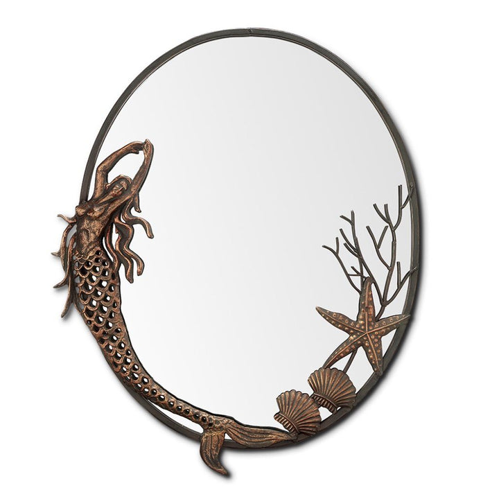 SPI Home Mermaid Oval Wall Mirror Wall Art SPI 