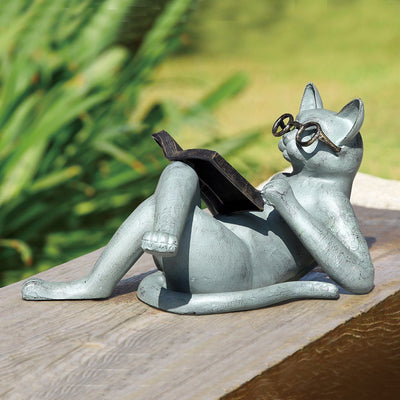 SPI Garden Literary Cat Sculpture Sculptures SPI 