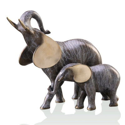 SPI Gallery Elephant Mama & Baby Sculpture Sculptures SPI 