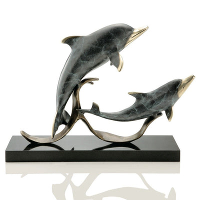 SPI Gallery Sailor's Delight Double Dolphins Sculpture Sculptures SPI 