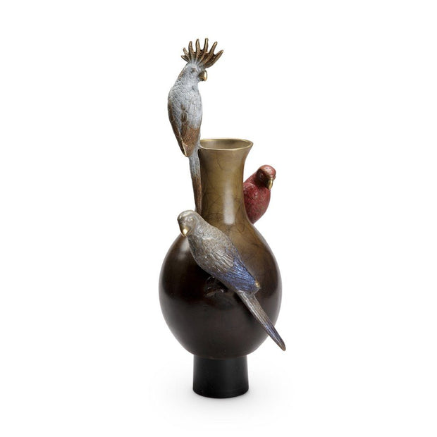 SPI Gallery Tropical Bird Trio Vase Vases SPI 