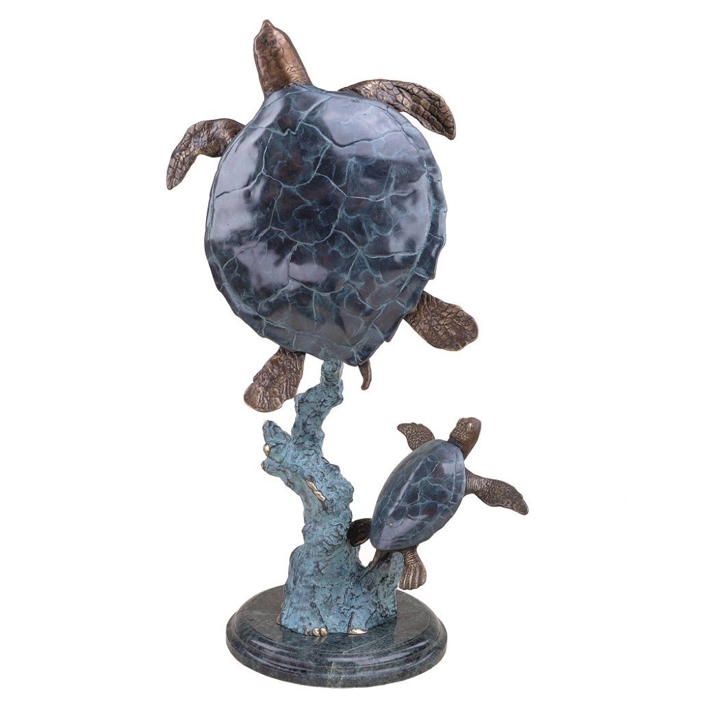 SPI Gallery Mother & Baby Sea Turtles Sculpture Sculptures SPI 