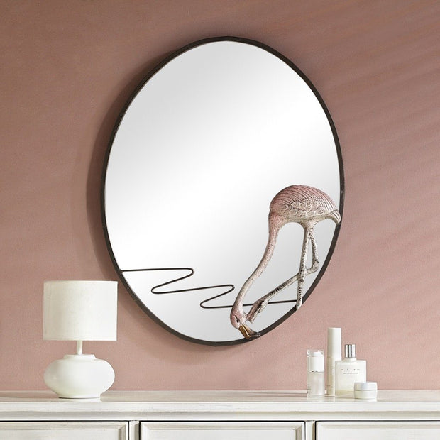 SPI Home Flamingo Wall Mirror Wall Art SPI 