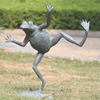 SPI Garden Dancing Frog Spitter Sculptures SPI 
