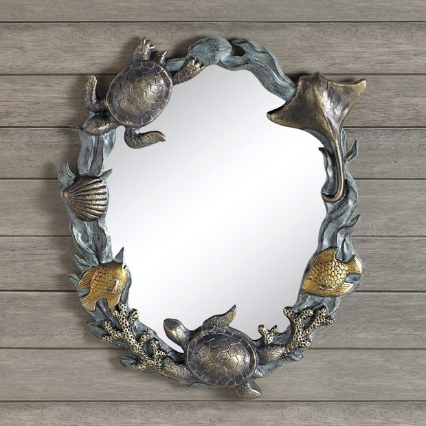 SPI Home Turtles & Sealife Wall Mirror Wall Art SPI 