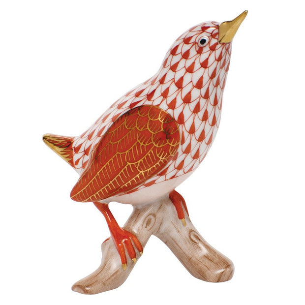 Herend House Wren Figurines Herend Rust 