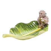 Herend Monkey On Banana Leaf Figurines Herend Rust 