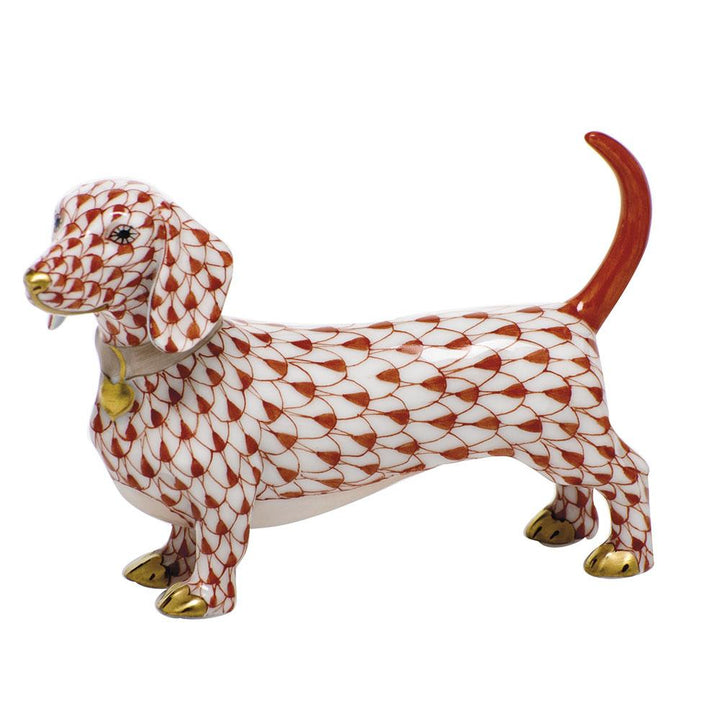 Herend Dachshund Figurines Herend Rust 