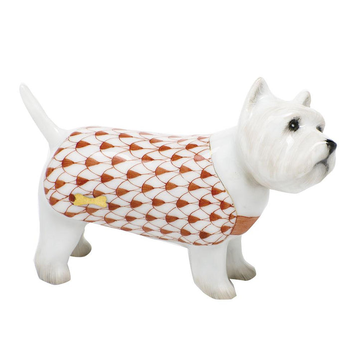 Herend West Highland Terrier Figurines Herend Rust 