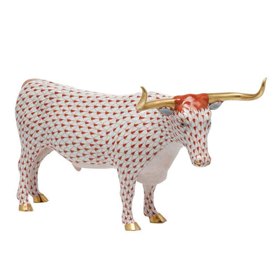 Herend Large Longhorn - Limited Edition Figurines Herend 