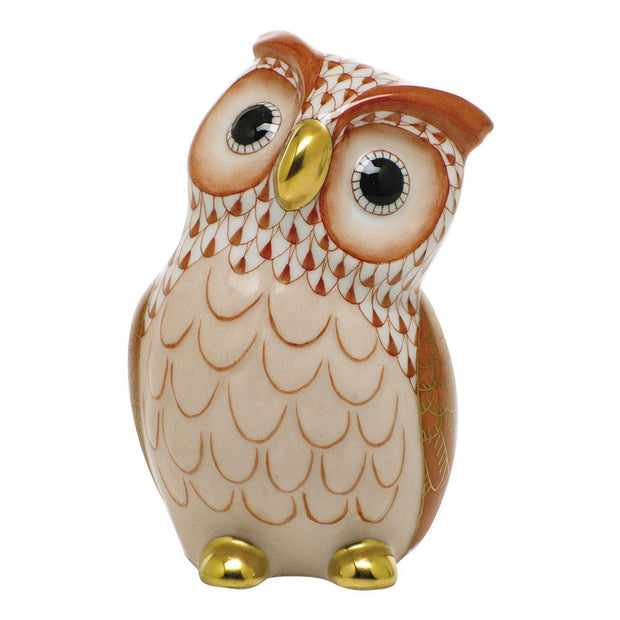 Herend Owl Figurines Herend Rust 