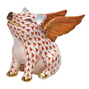 Herend When Pigs Fly Figurines Herend Rust 
