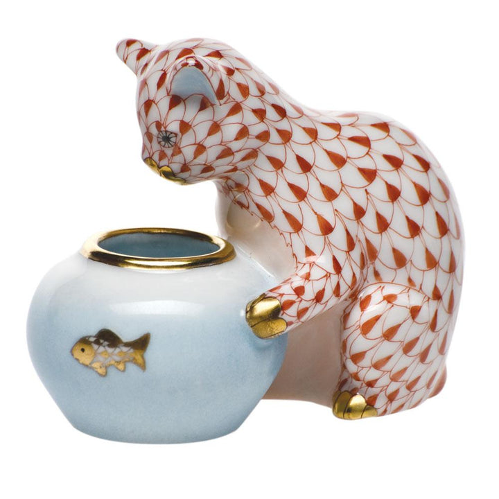 Herend Gone Fishing Figurines Herend Rust 