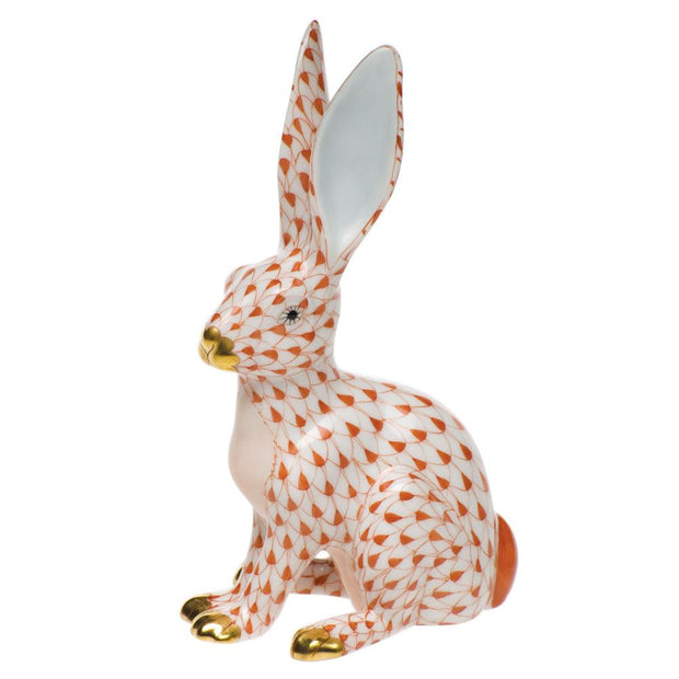 Herend Jack Rabbit Figurines Herend Rust 