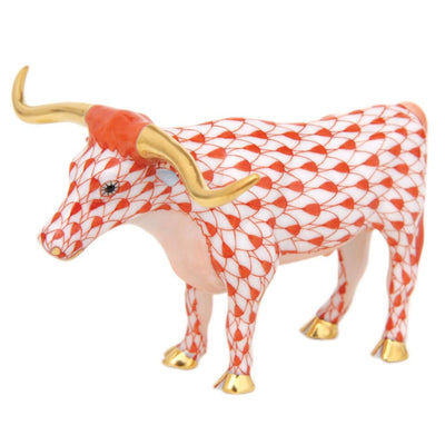 Herend Longhorn Figurines Herend Rust 