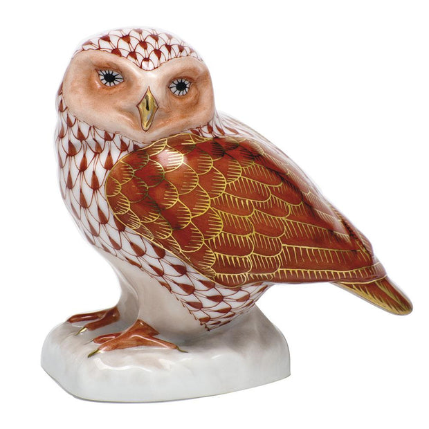 Herend Burrowing Owl Figurines Herend Rust 