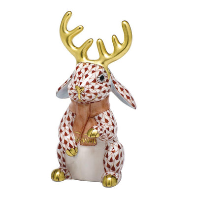 Herend Reindeer Rabbit Figurines Herend Rust 