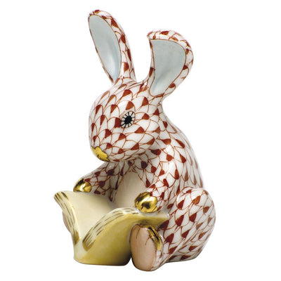 Herend Storybook Bunny Figurines Herend Rust 