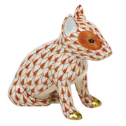 Herend English Bull Terrier Puppy Figurines Herend Rust 