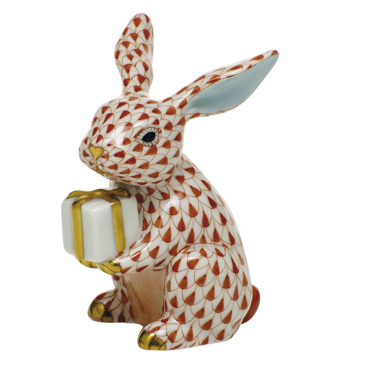 Herend Celebration Bunny Figurines Herend Rust 