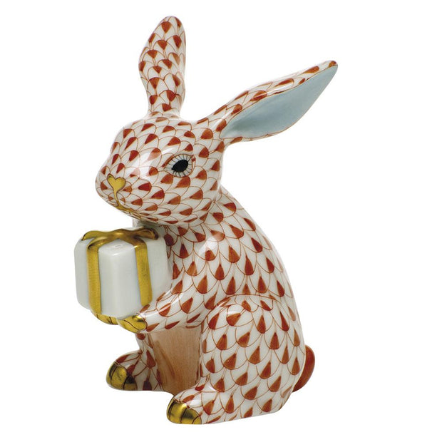 Herend Celebration Bunny Figurines Herend Rust 