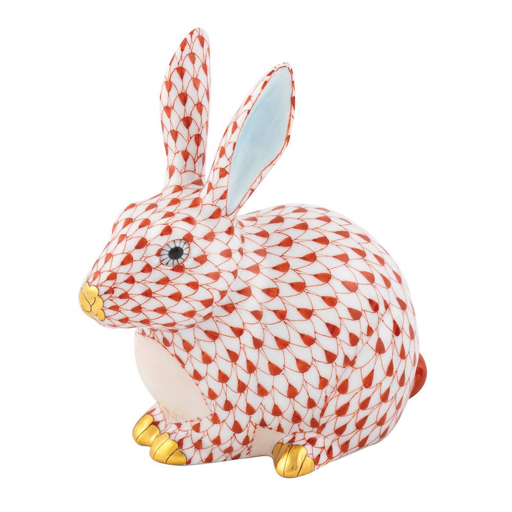 Herend Chubby Bunny Figurines Herend Rust 