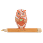 Herend Teacher Owl Figurines Herend Rust 
