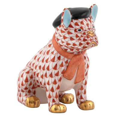 Herend French Frenchie Figurines Herend Rust 